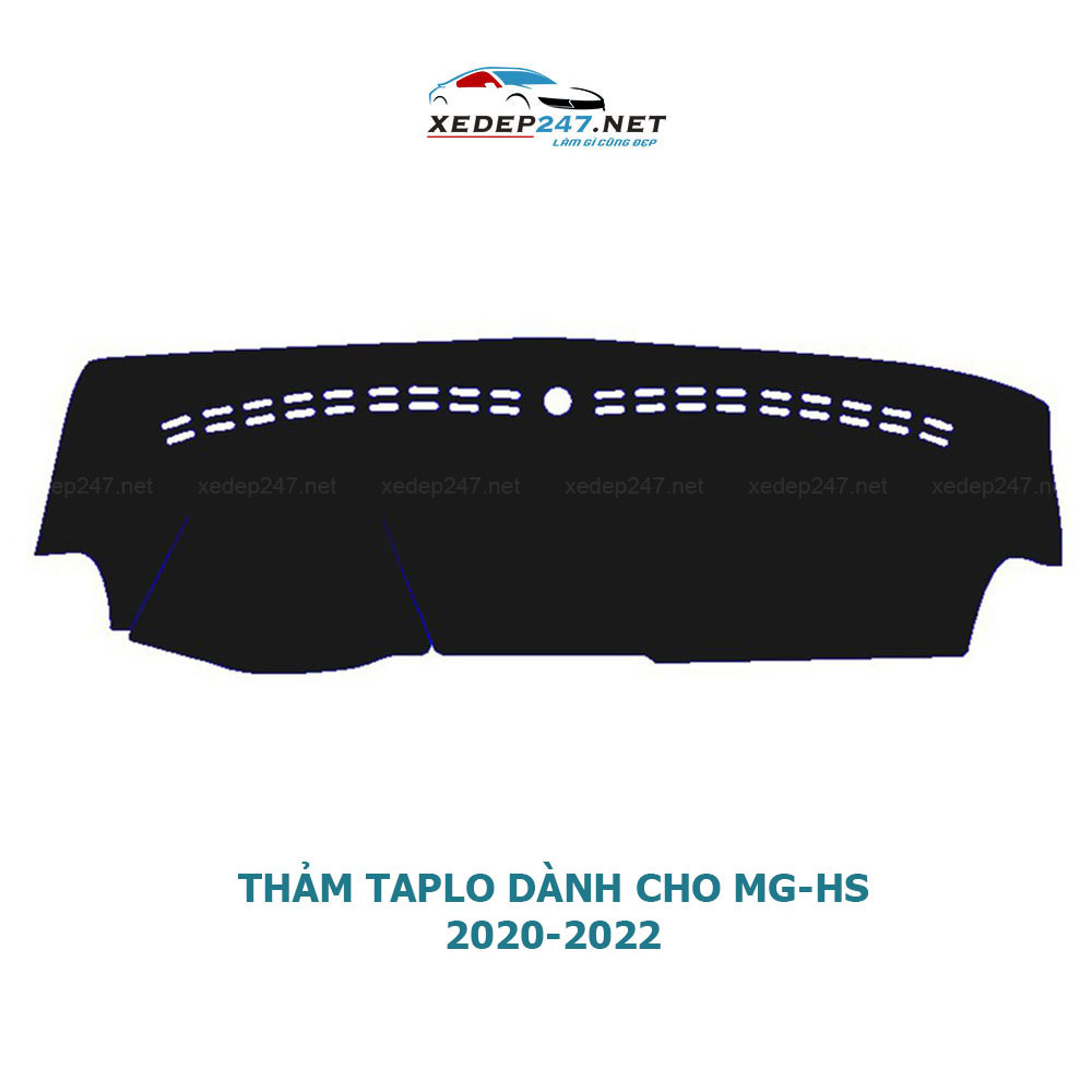 Thảm Taplo dành cho xe MG HS 2020-2022 chất liệu Nhung, da Carbon, da vân gỗ