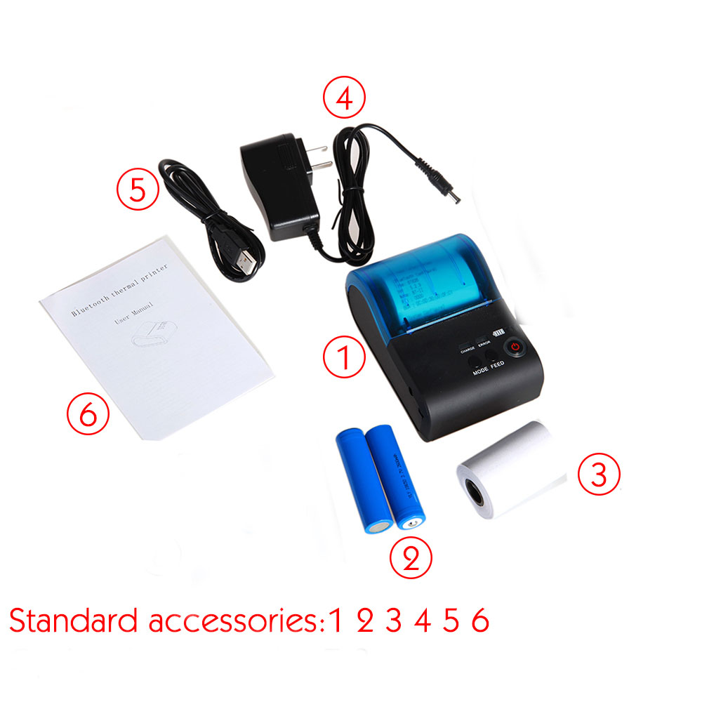 Máy in hóa đơn nhiệt di động Xprinter XP - P103 Hàng Chính Hãng