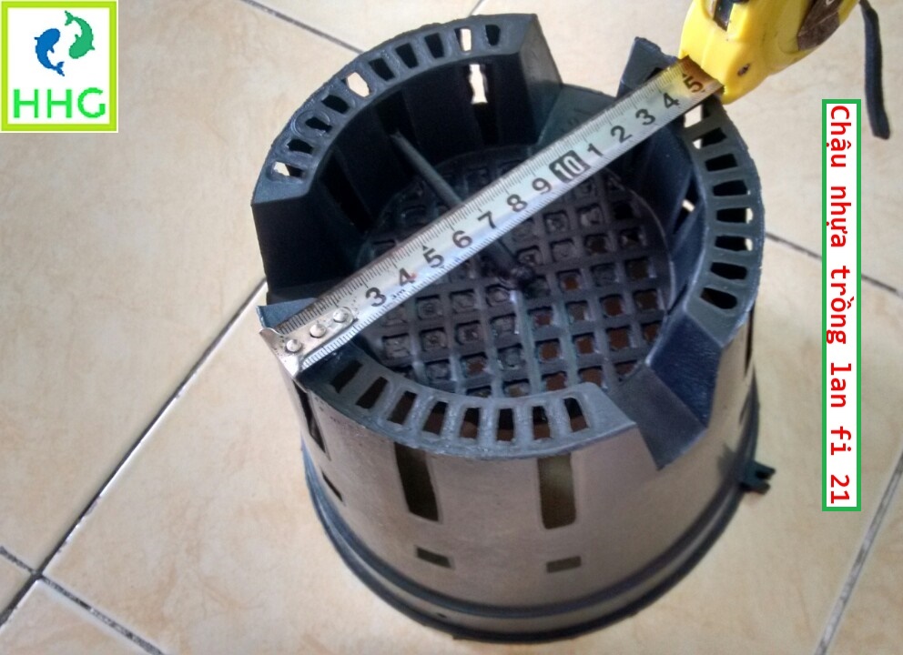 10 chậu nhựa trồng lan Fi 21 - đường kính 21cm!!!