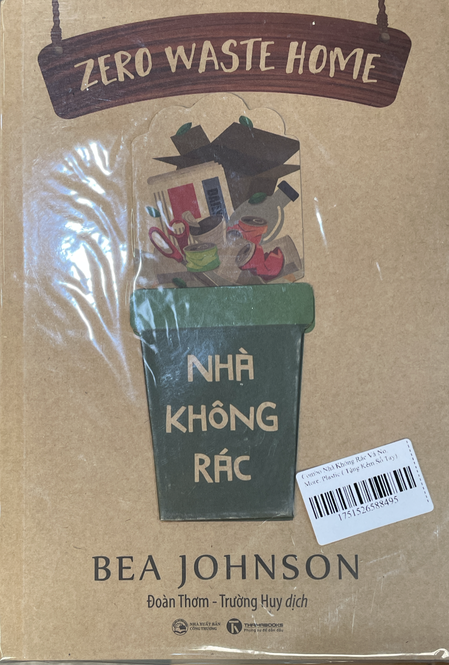 Combo Nhà Không Rác Và No. More. Plastic ( Tặng Kèm Sổ Tay)
