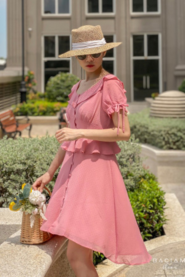 Bi Pink Dress - Hồng