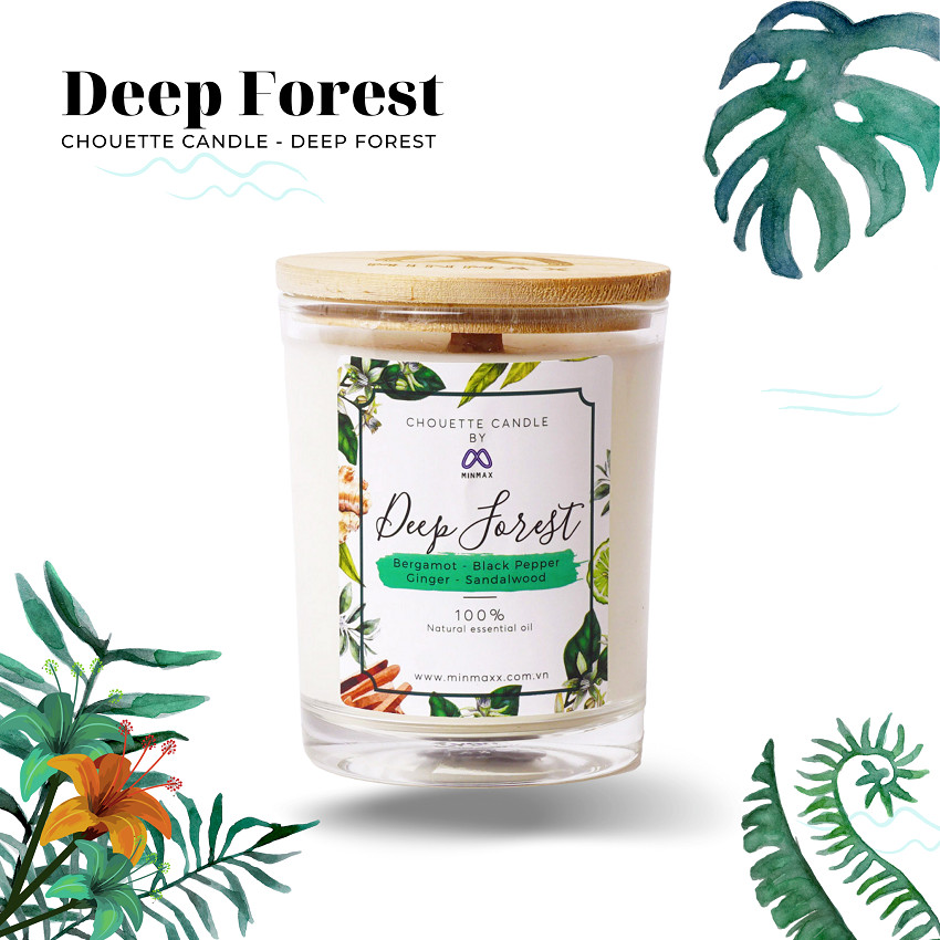 Ly nến thơm Chouette Candle CHC1003 Deep Forest 182g
