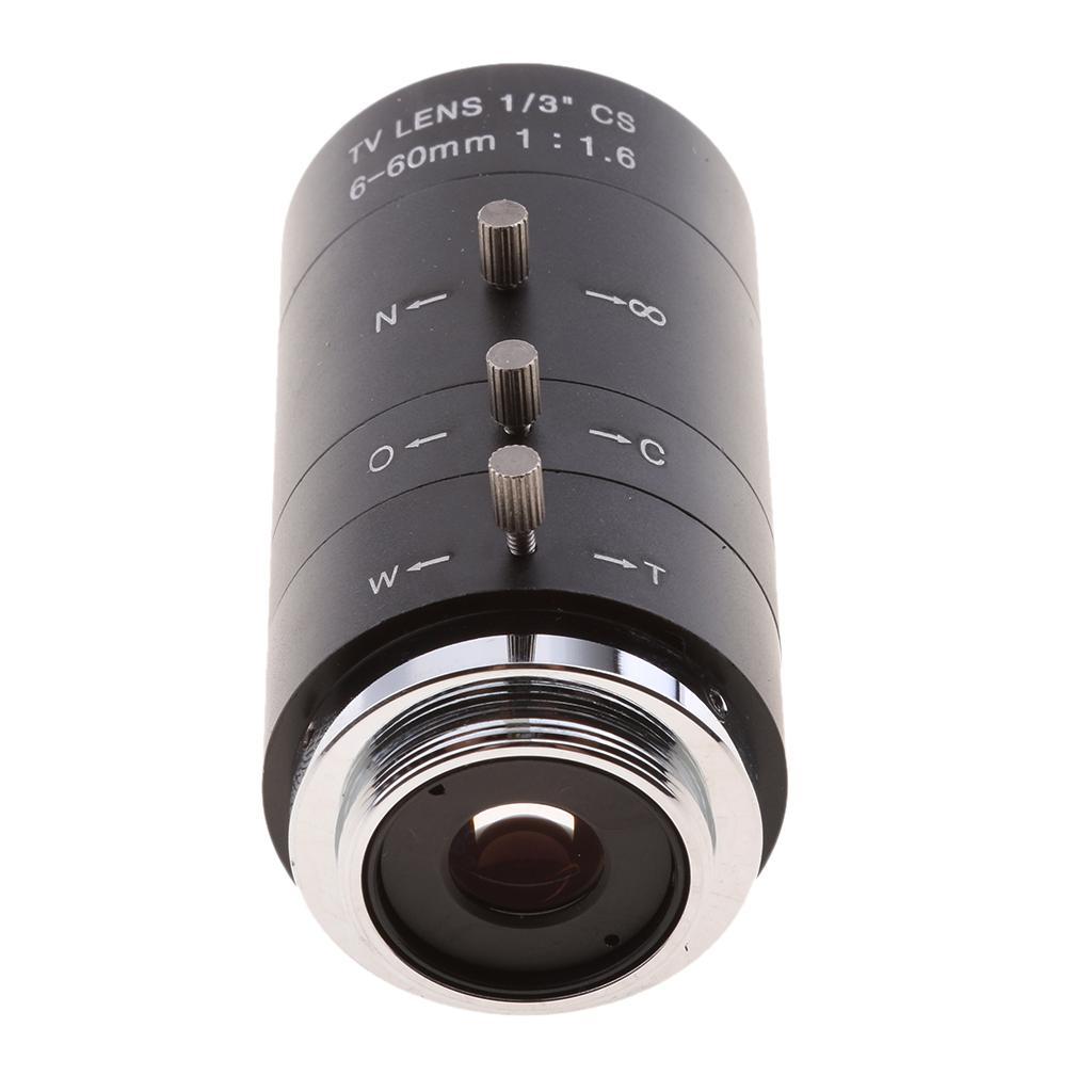 Universal Manual /Focal lens 6-60mm For   Lens Black