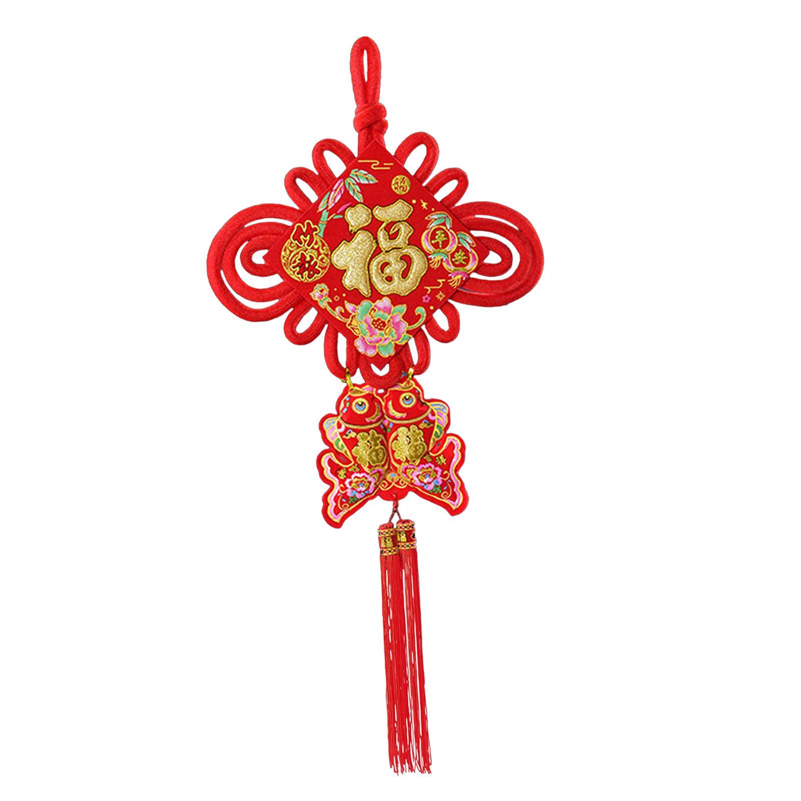 Spring Festival Decoration Chinese Happy New Year Pendant Charm for Party