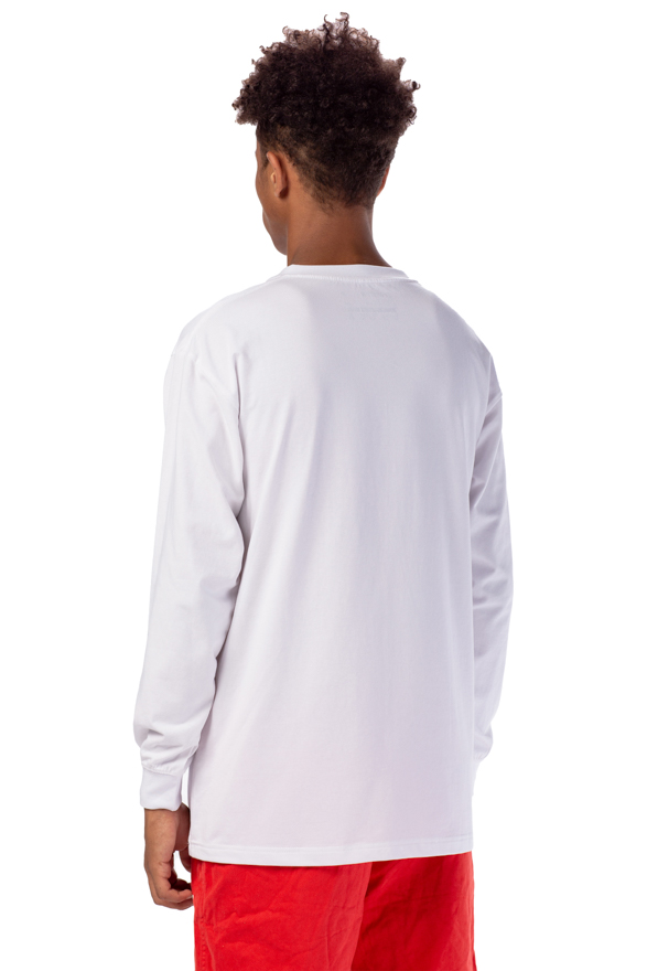 Áo Thun Trắng Tay Dài Logo Cam aka 5THEWAY 5TW/RTW LS TRADITIONAL FIT TEE in WHITE/ORANGE