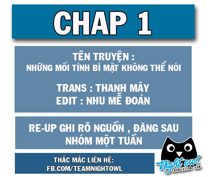 những mối tình bí mật không thể nói chapter 1 1
