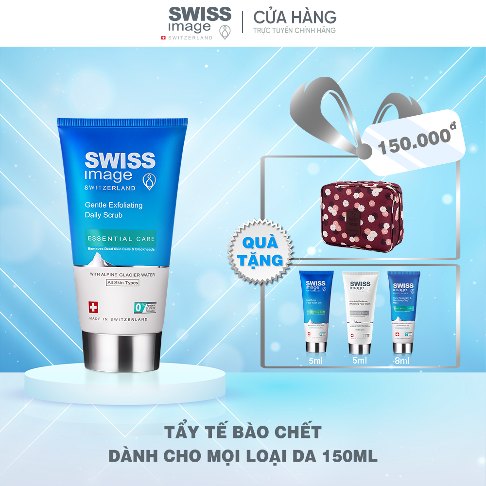 Tẩy Tế Bào Chết Dành Cho Mọi Loại Da Swiss Image Gentle Exfoliating Daily Scrub 150ml