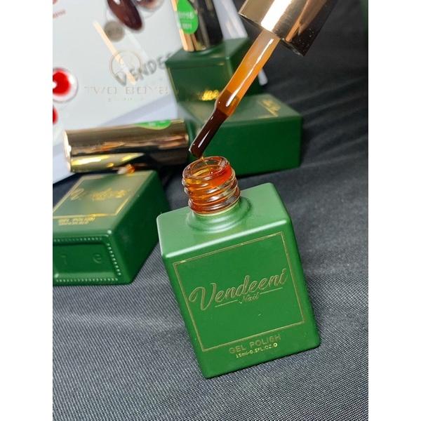 Set sơn gel thạch hổ phách 6 màu Vendeeni15ml tặng kèm bảng màu
