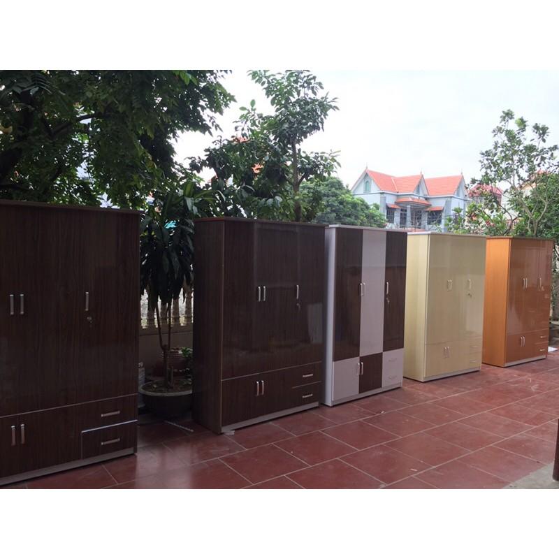 tủ quần áo nhựa đài loan 3 cánh kết hợp