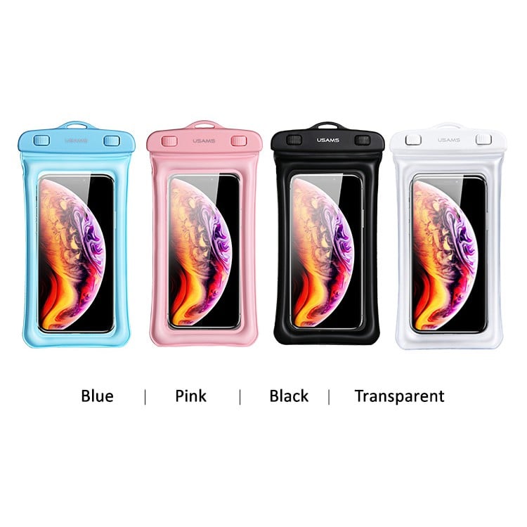 Túi chống nước IP68 USAMS YD011 dùng cho điện thoại dưới 7inch chế độ xem HD - Hàng Chính Hãng