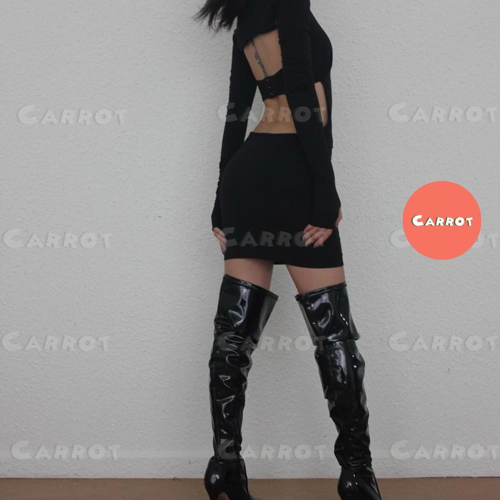 Đầm body thiết kế tặng kèm tay áo sexy chất thun cao cấp co giãn đi tiệc carrotxinhdep