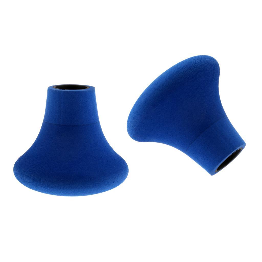 2 Pieces Fishing Rod Holder Fishing Waist Belt Rod Rest Pole Bracket Stand with High Attracting Blue