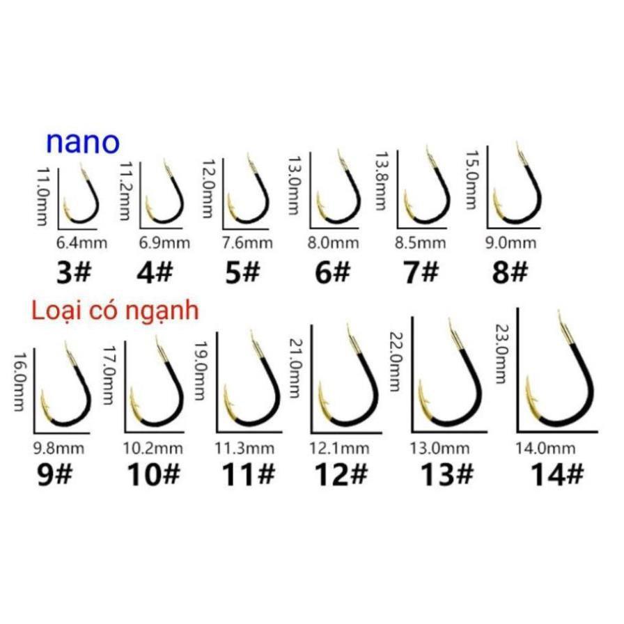 Lưỡi câu cá CJ SEIKO nano siêu nhậy