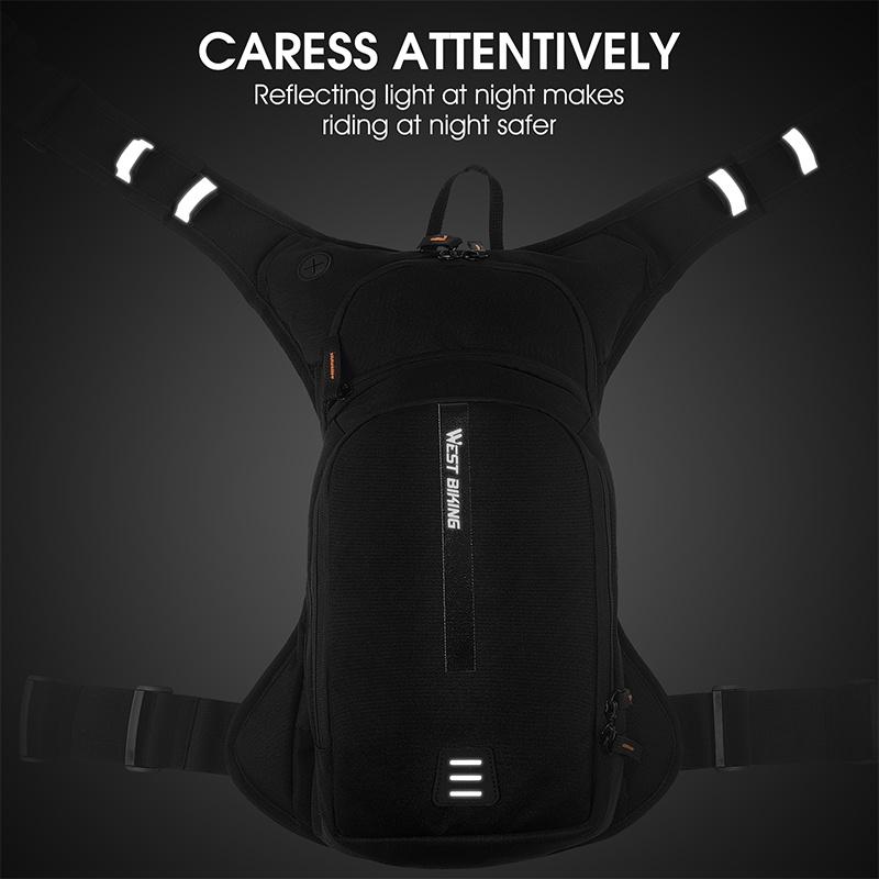 Ba lô leo núi / đi bộ đường dài WEST BIKING chuyên nghiệp có thể điều chỉnh được sức chứa 10L