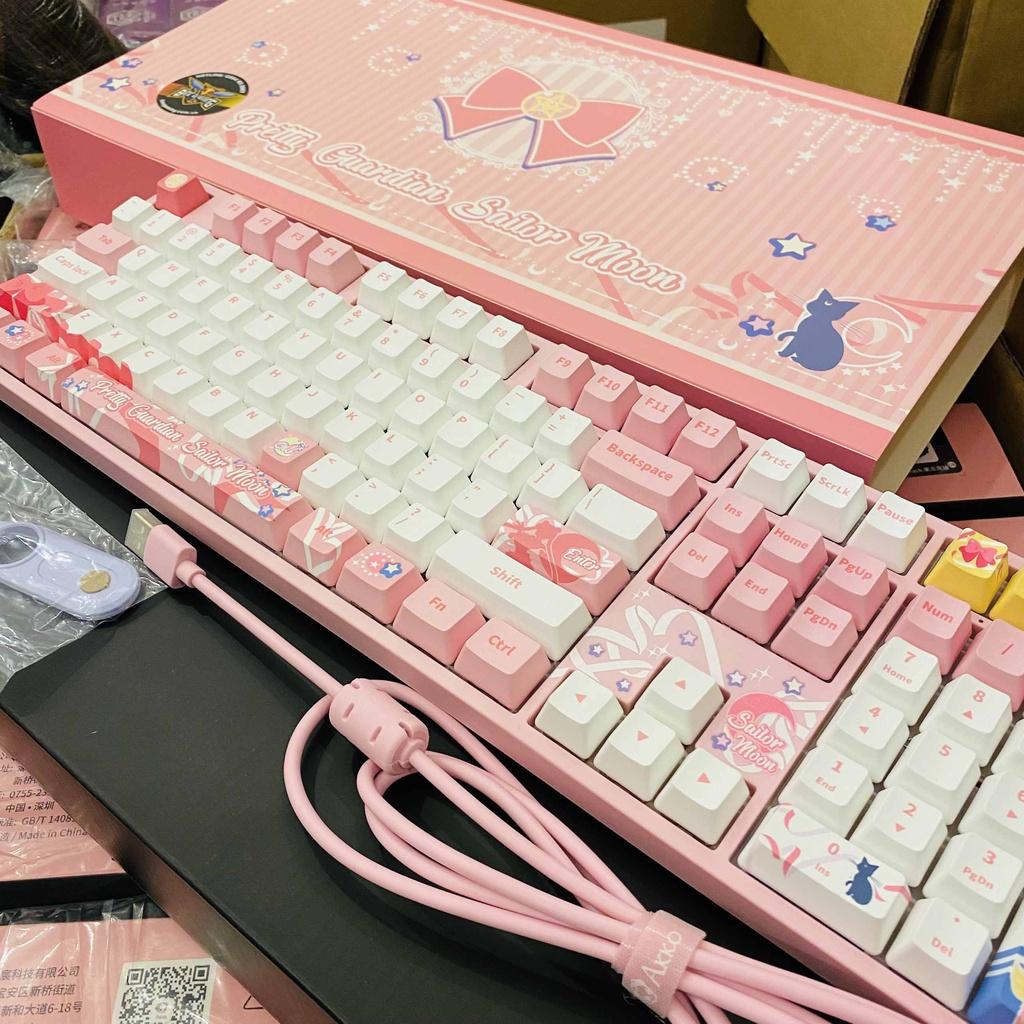 Bàn phím cơ chính hãng AKKO 5108S Sailor Moon Crystal ( RGB / Foam tiêu âm / AKKO CS Jelly Switch )