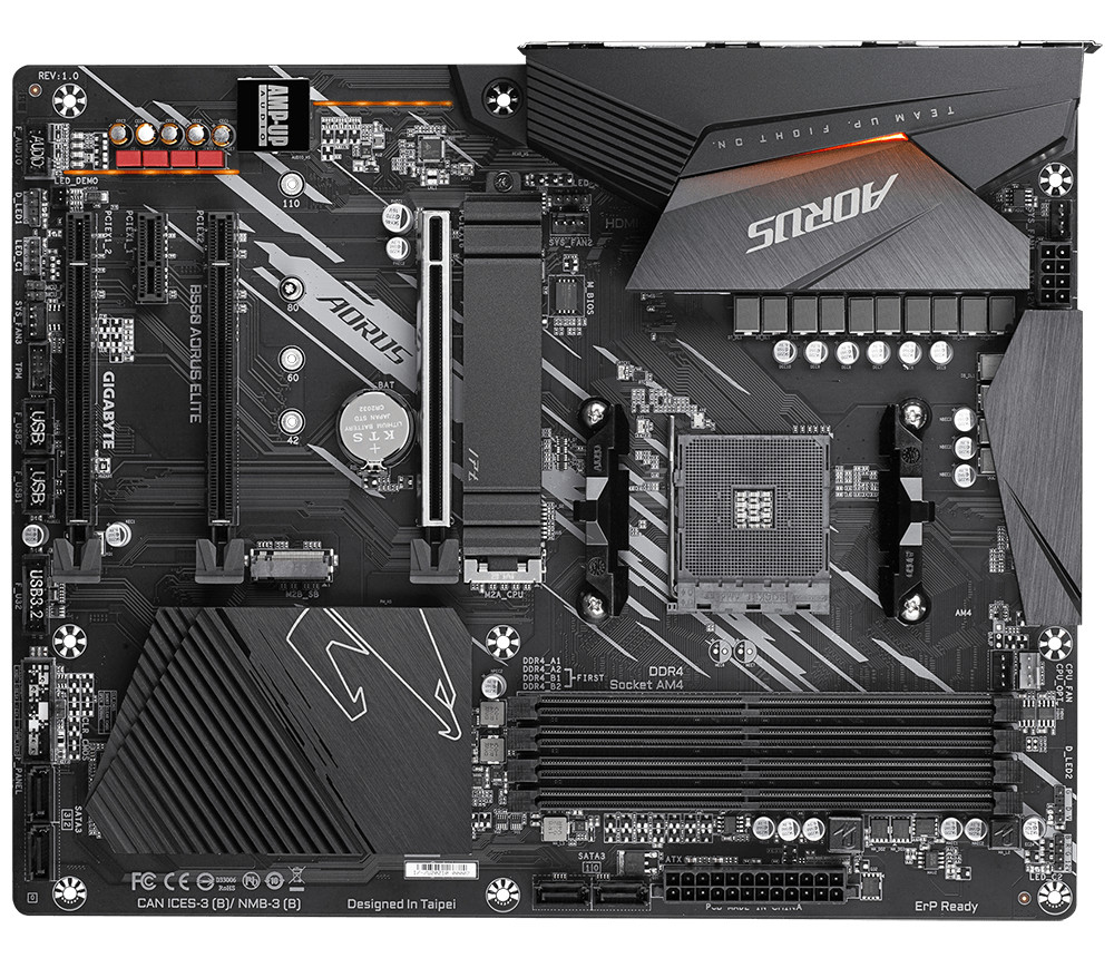 Bo mạch chủ Mainboard Gigabyte B550 AORUS ELITE AMD Socket AM4 - Hàng Chính Hãng