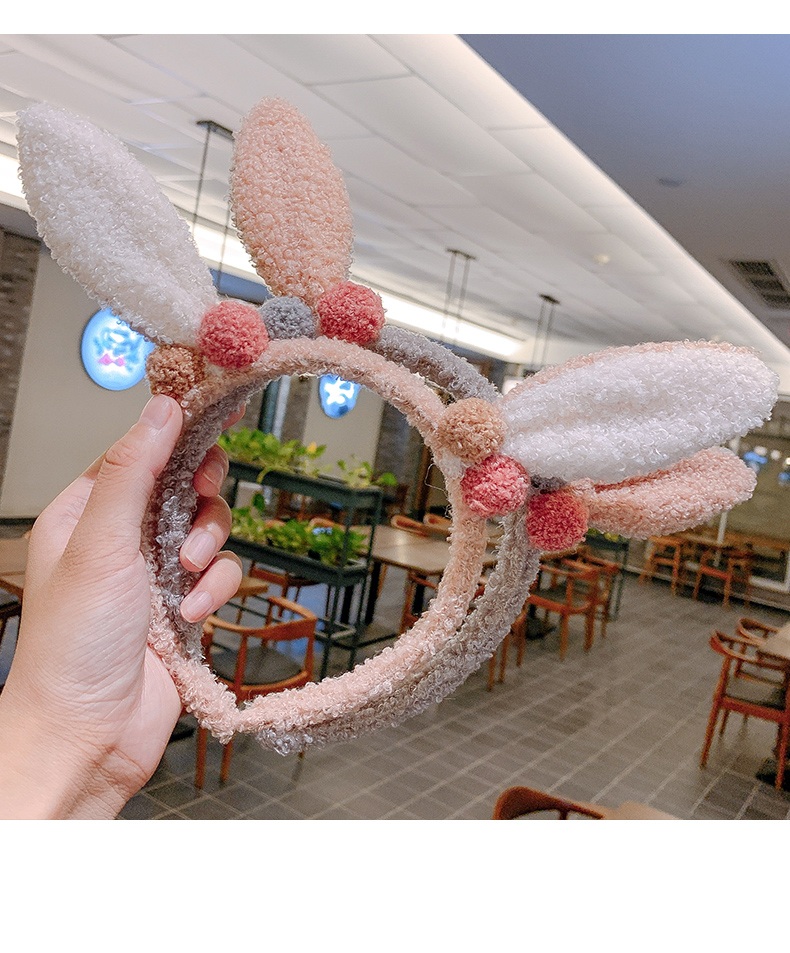 Băng Đô Tay Thỏ Dài Lông Xù Hot Trend Hàn Quốc
