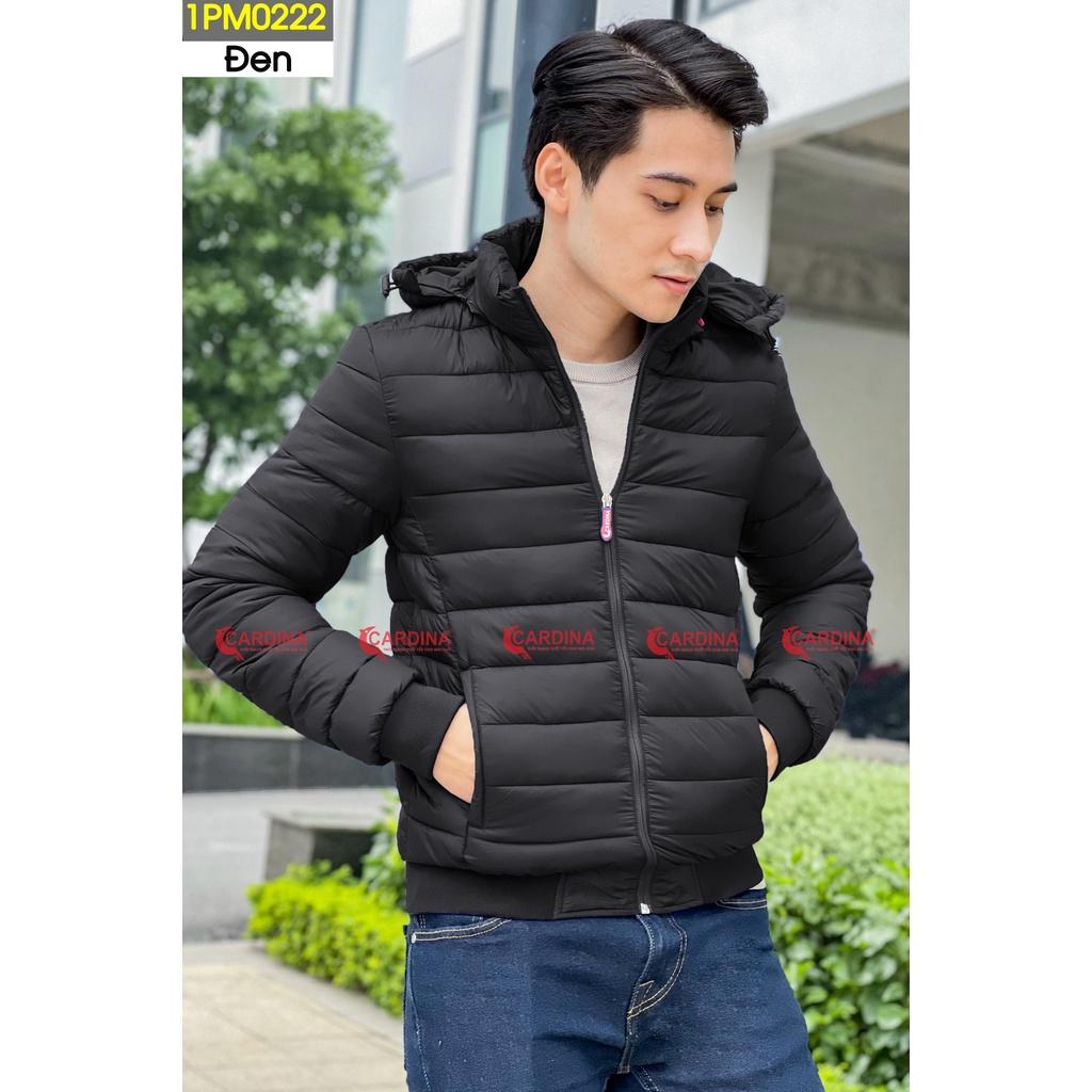 Áo phao nam cao cấp Nhật bản chất gió trơn trần bông siêu nhẹ kiểu dáng nam tính, bo gấu trẻ trung