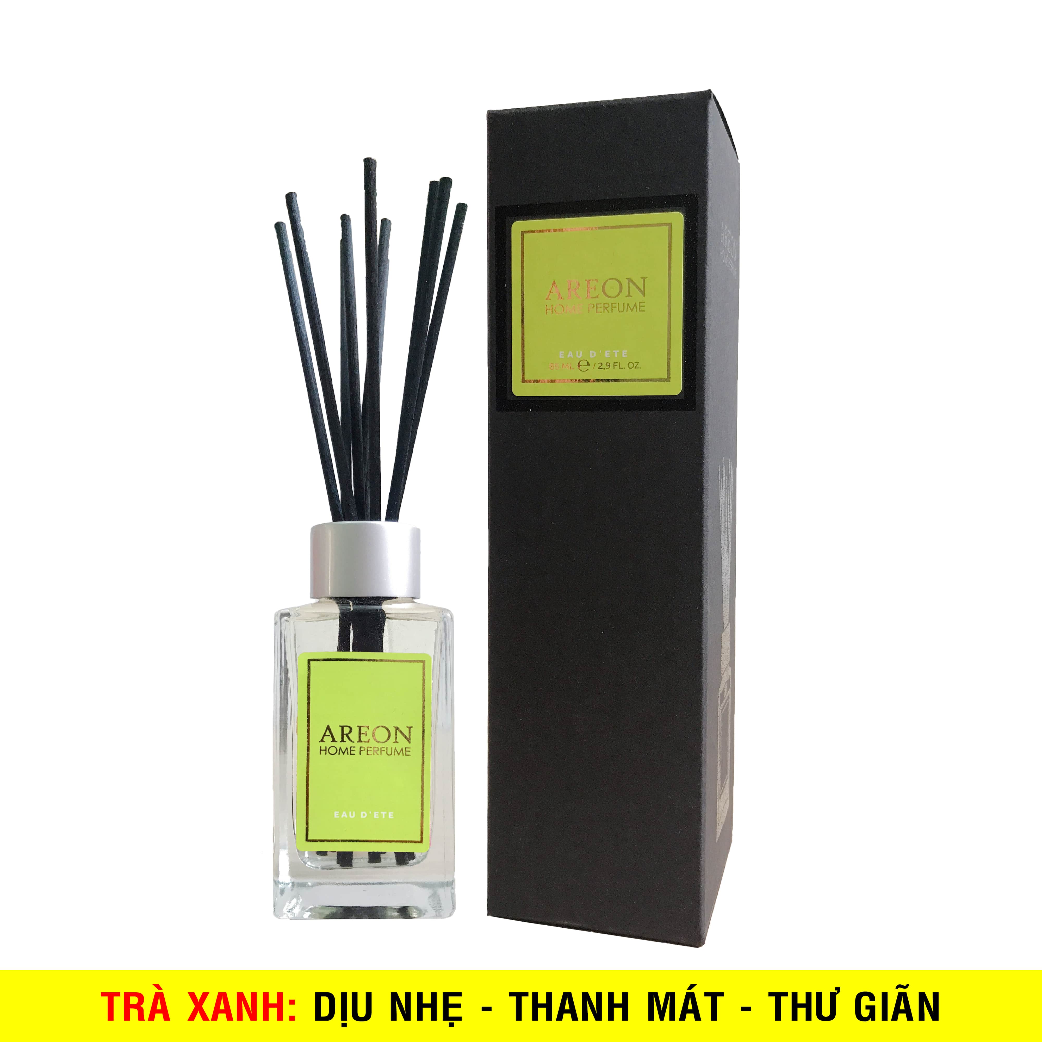 Nước hoa thơm phòng Areon Home Eau D'ete - hương Trà Xanh ( Dịu Nhẹ - Thư Giãn )