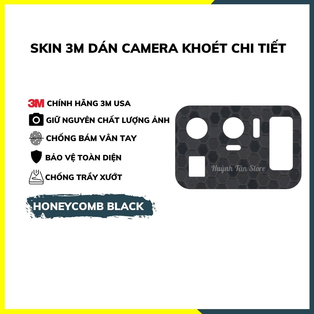 Dán skin camera cho xiaomi 11 ultra khoét lỗ chi tiết giữ guyên chất lượng ảnh chụp