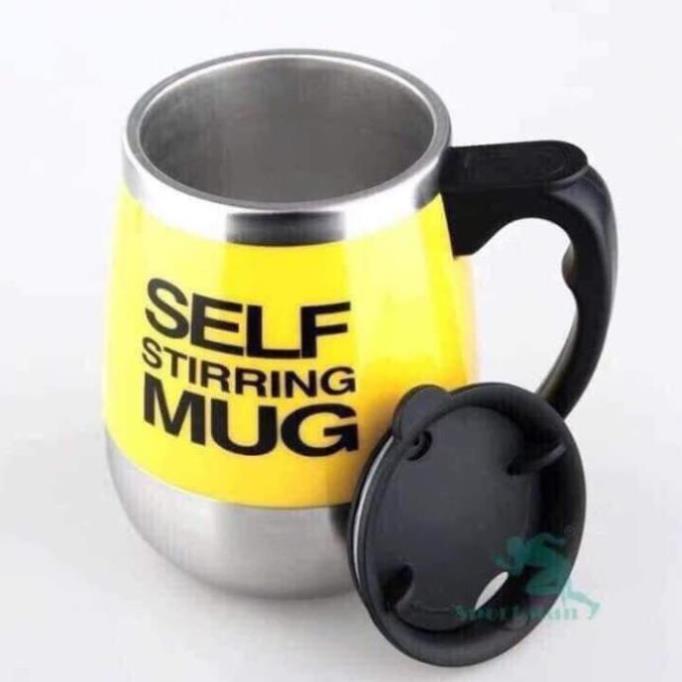 Ly/cốc tự khuấy giữ nhiệt lớn 450ml – Chính hang Auto Magnetic Mug – Khuấy café, thức uống  văn phòng