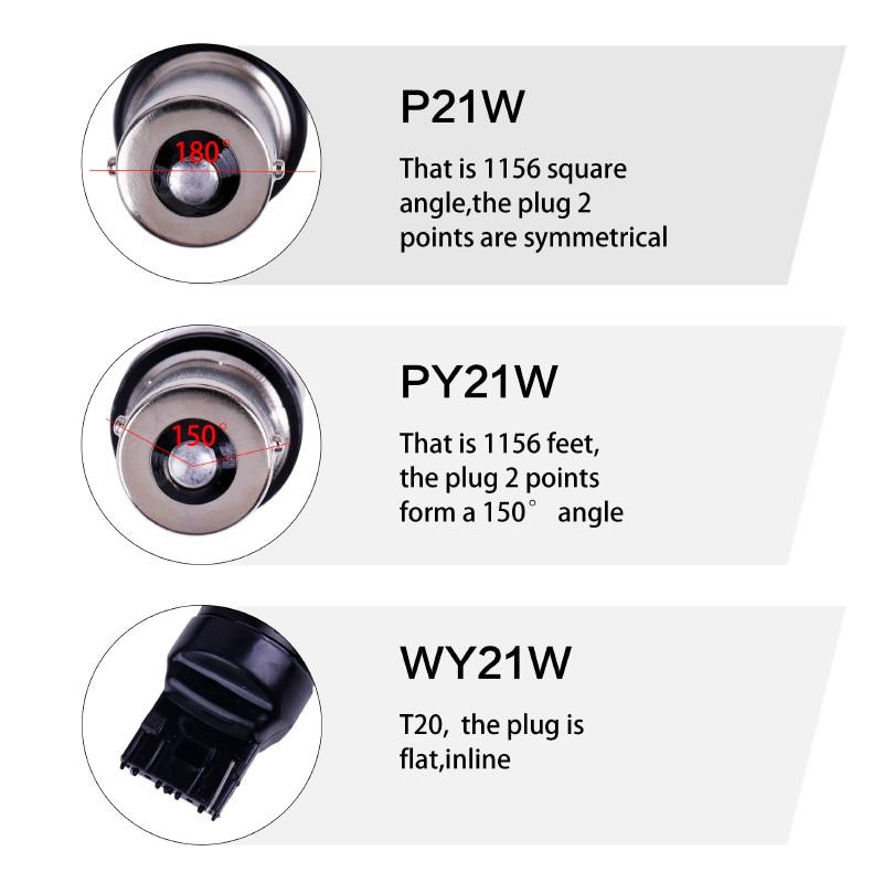 1 Đèn LED Tín Hiệu Xi Nhan T10 W5W T15 W16W T20 7440 7443 1156 1157 Py21W P21W Ba15S Bau15S