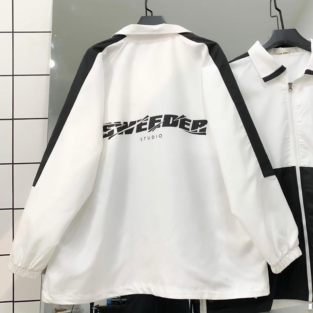 Áo Khoác Dù SWEEDER JACKET Vải Dù 2 Lớp Form Rộng Ulzzang Unisex