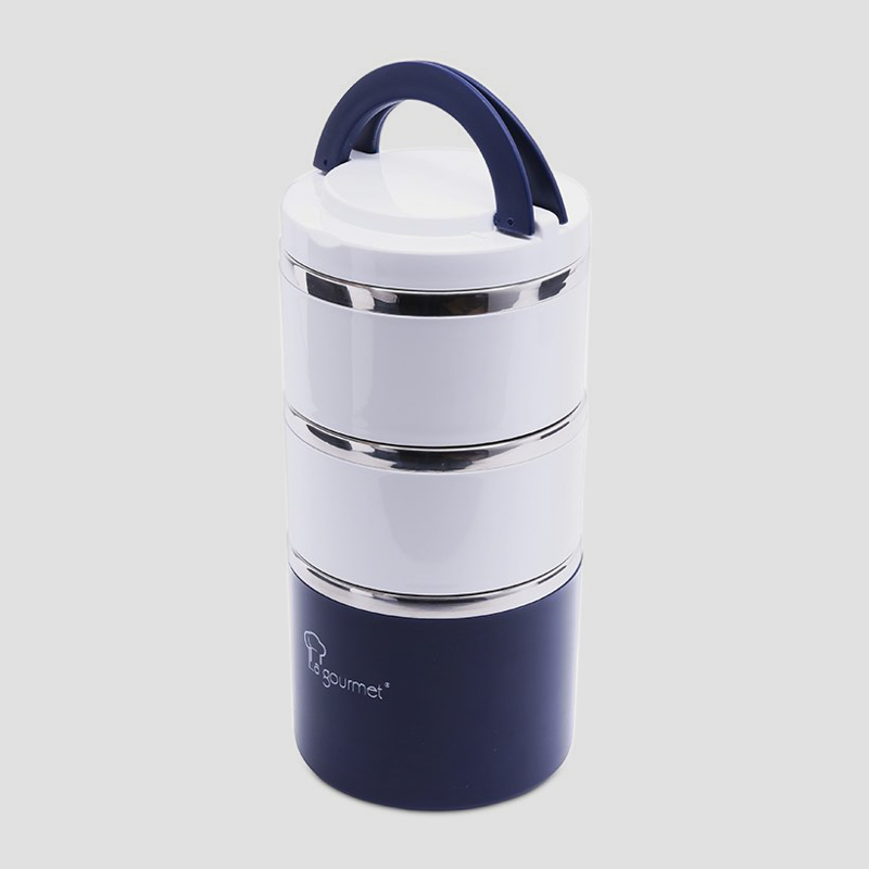 Camen Đựng Cơm La Gourmet 3 Ngăn 337788 - Xanh