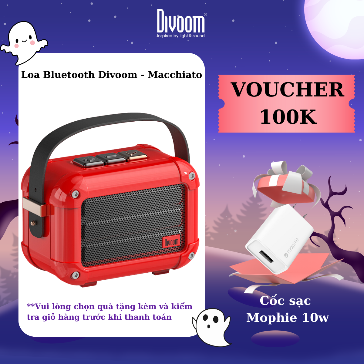 Loa Divoom Macchiato Bluetooth 5.0