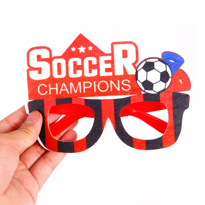 Phụ kiện đạo cụ kính đeo cổ vũ bóng đá world cup 2022 - Mắt kính worldcup 2022 đeo chụp ảnh xem đá banh