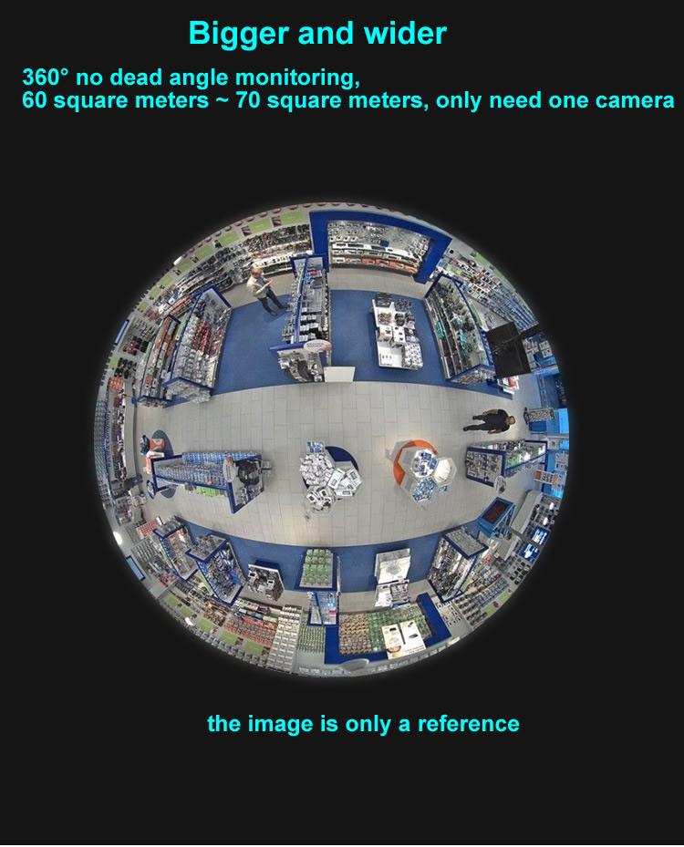 Máy quay video 360 độ Panorama 1.3 - 2 - 5 triệu pixel bóng đèn với điểm nóng WiFi WiFi Mobile Phone Mobile Bundle
