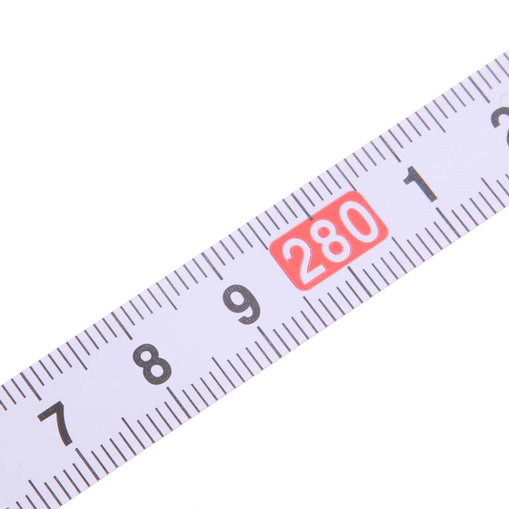 4 Pieces of Self-adhesive Tape Measure Ruler Track Tape for T-rail