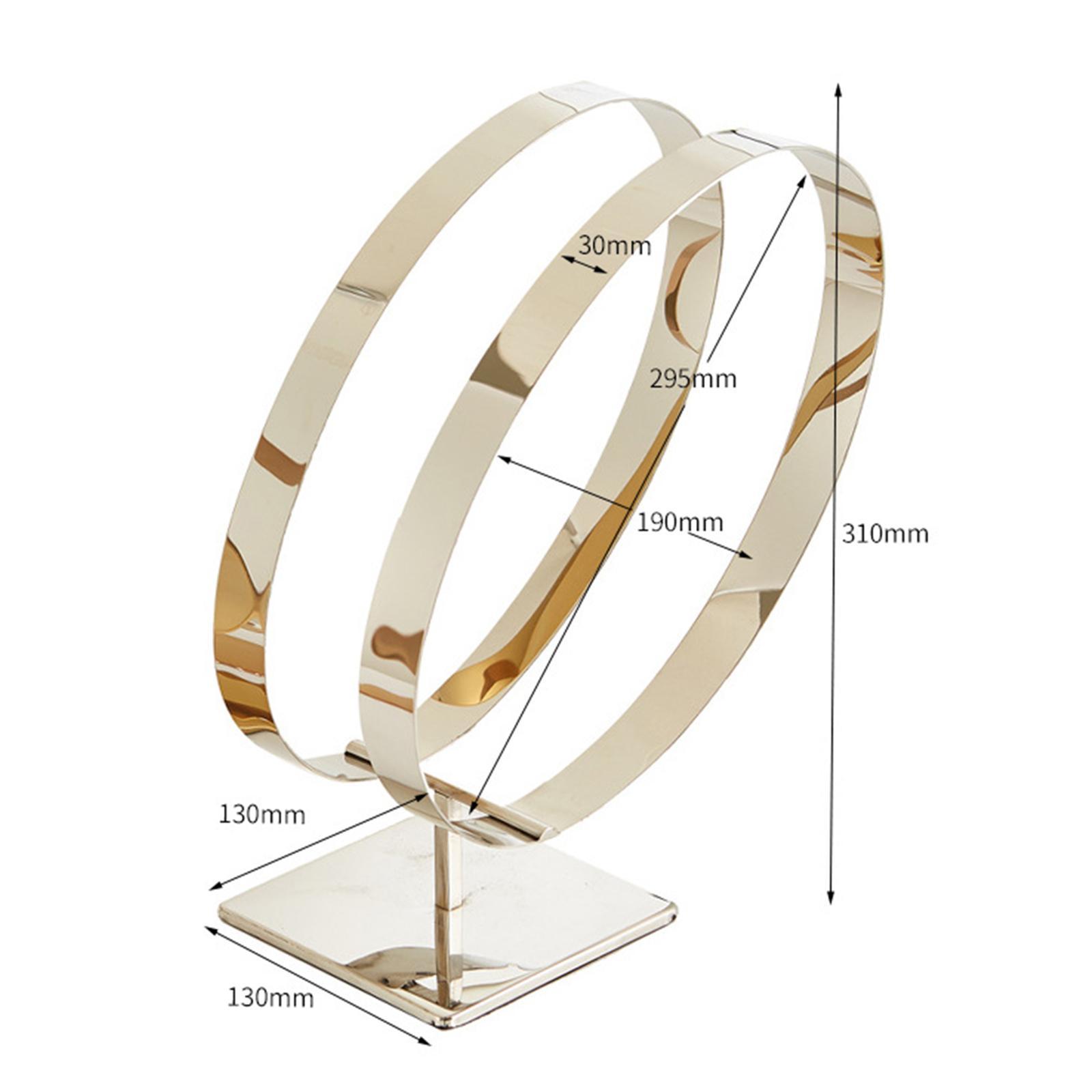 Durable Belt Display Stands Double Loop Display Shelf Storage Bracket for Store Show