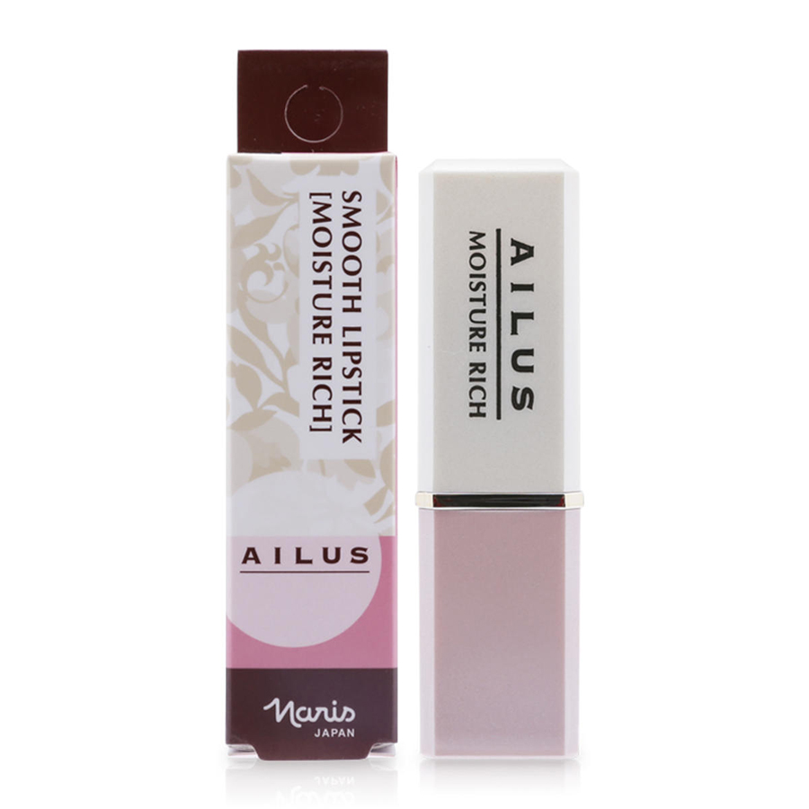 Son mịn môi giàu độ ẩm Naris Ailus Smooth Lipstick Moisture Rich Nhật Bản 3.7g + Móc khóa