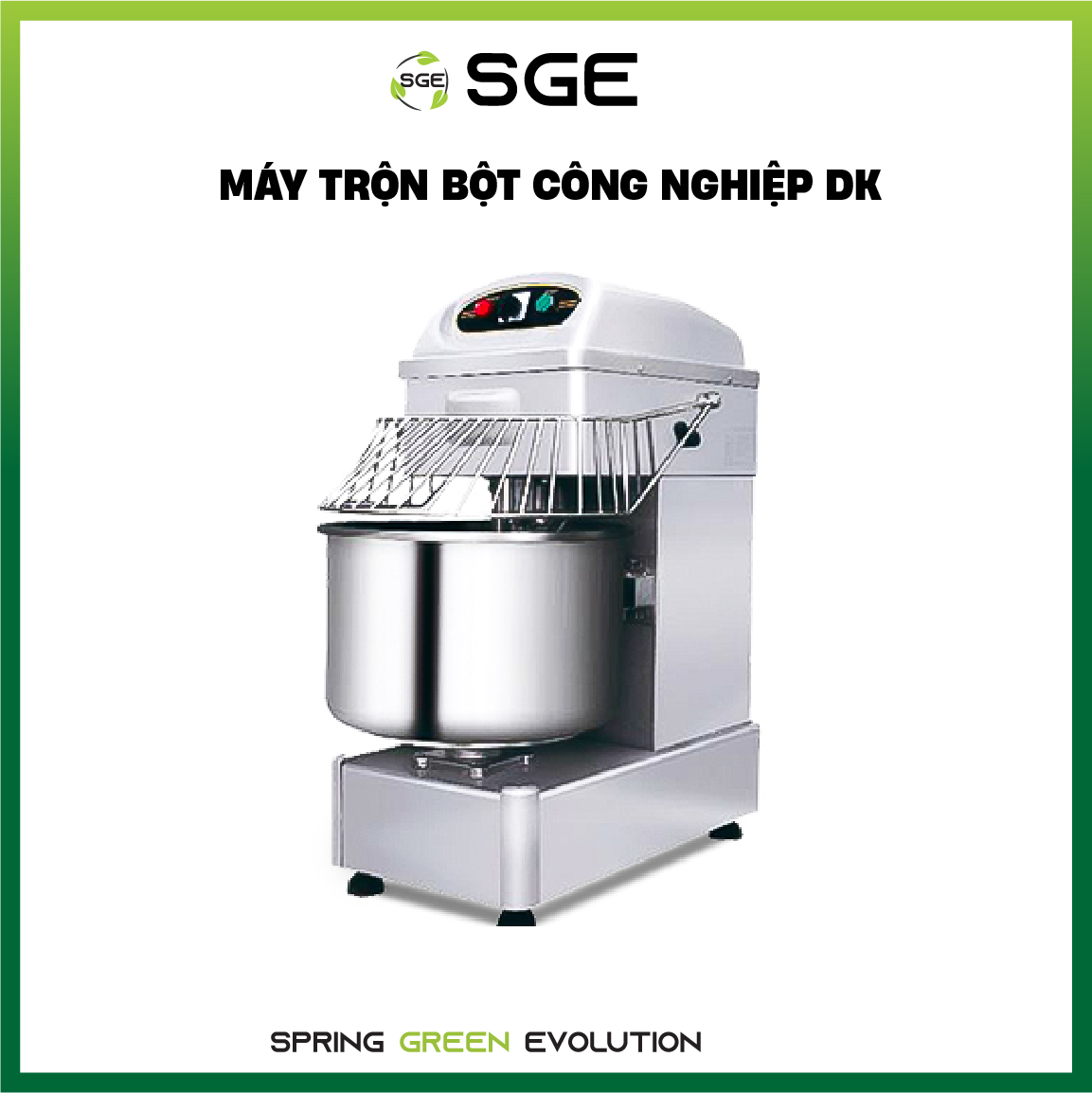 Máy Trộn Thực Phẩm Công Suất Cao DK20 (Với 3 Mẫu 20L, 30L và 60L) . Cực Kì Mạnh Mẽ, Trang Bị Motor Công Suất Cao, Trộn Mọi Thực Phẩm. Hàng Nhập Khẩu Chính Hãng SGE Thailand