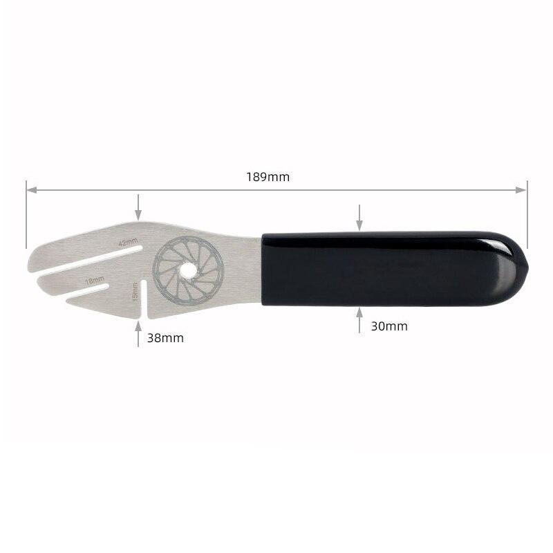 MTB Bike Bicycle Disc Brake Rotor Alignment Truing Tools Mountain Bicycle Disc Flattening Correction Wrench Stainless Steel Tool