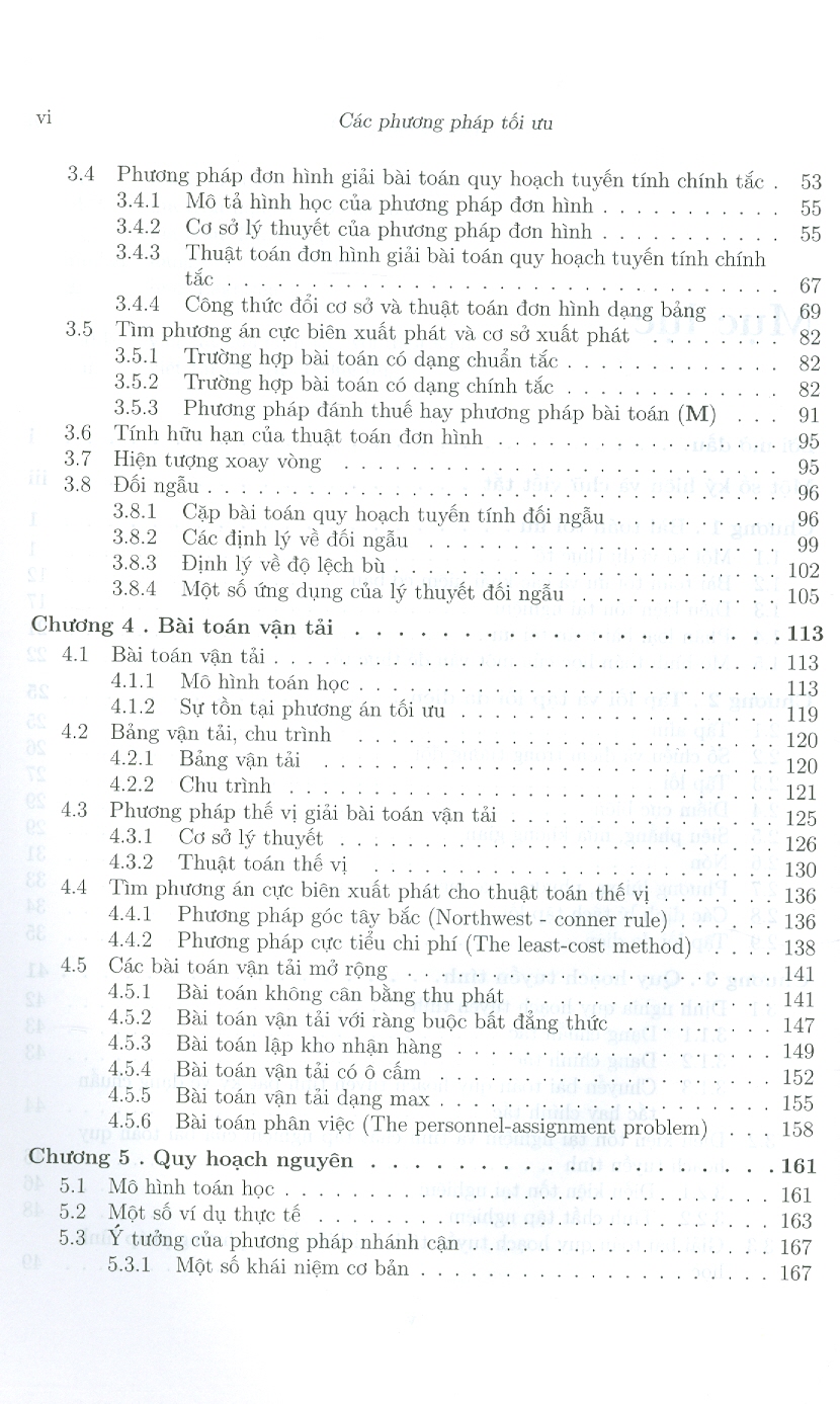 Các Phương Pháp Tối Ưu - Lý Thuyết Và Thuật Toán