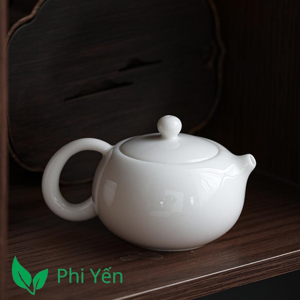 Ấm trà Tây Thi - Bạch Định thấu quang