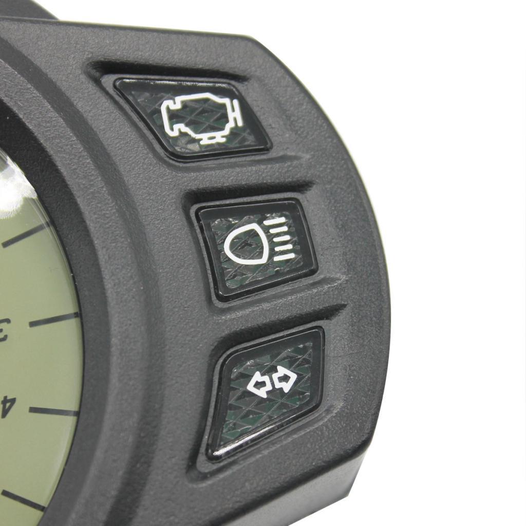 7 Color 12V Motorcycle LCD Digital Speedometer Odometer Tachometer Gauge