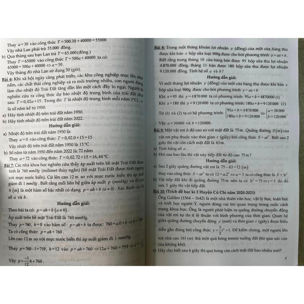Sách - Phương Pháp Giải Các Dạng Toán Thực Tế Trong Kỳ Thi Tuyển Sinh 10 (PV)
