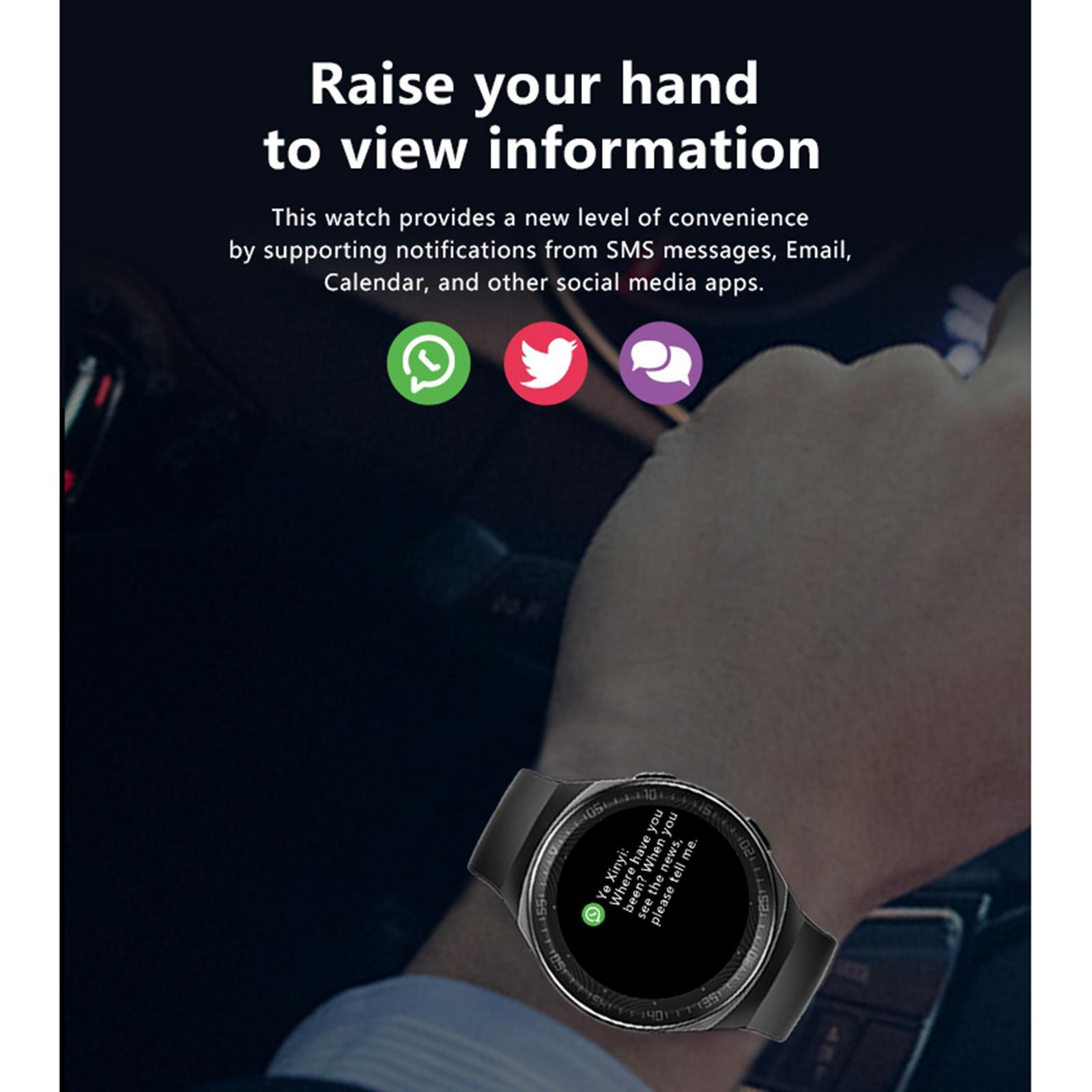 Harayaa Sport Bluetooth Call Round Smart Watch Fitness