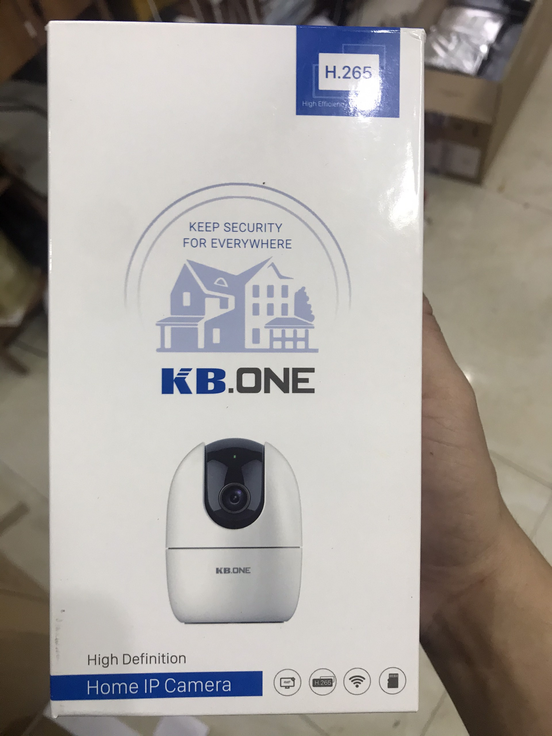 Camera Ip Wifi Kbone KN-H41P 4Mp 1440p Siêu Nét Xoay Quét 360 Độ Đàm Thoại 2 Chiều - Hàng Chính Hãng