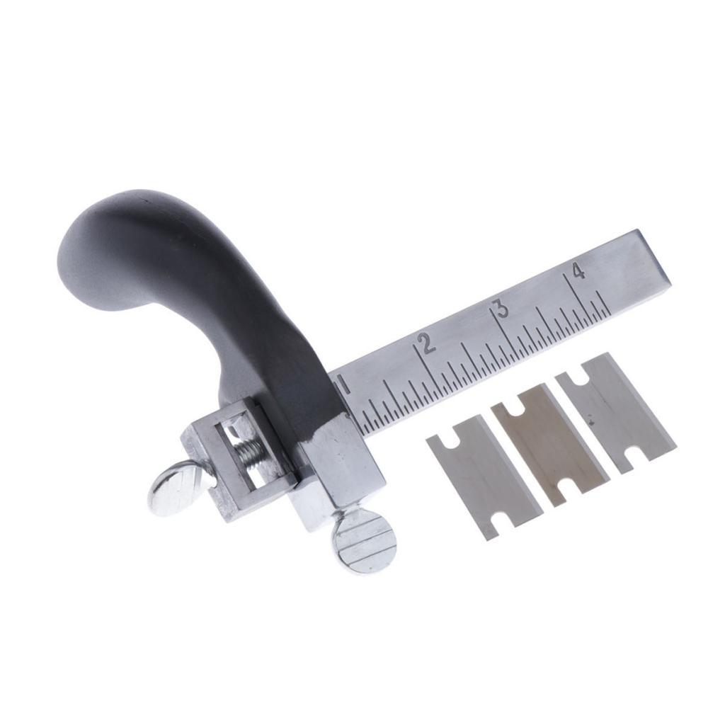 Aluminium Alloy Draw Gauge Strap Cutter Leather Or Lace Strap Cutter Tool