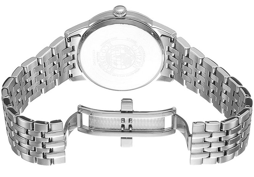 Đồng Hồ Nam Citizen Dây Thép Không Gỉ AW1230-51E - Mặt Đen