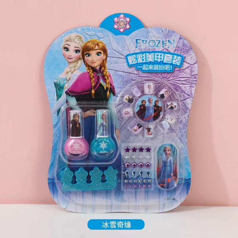 Bộ đồ chơi sơn móng tay, dán móng - trang điểm thật hấp dẫn - Quà tặng hấp dẫn cho bé gái