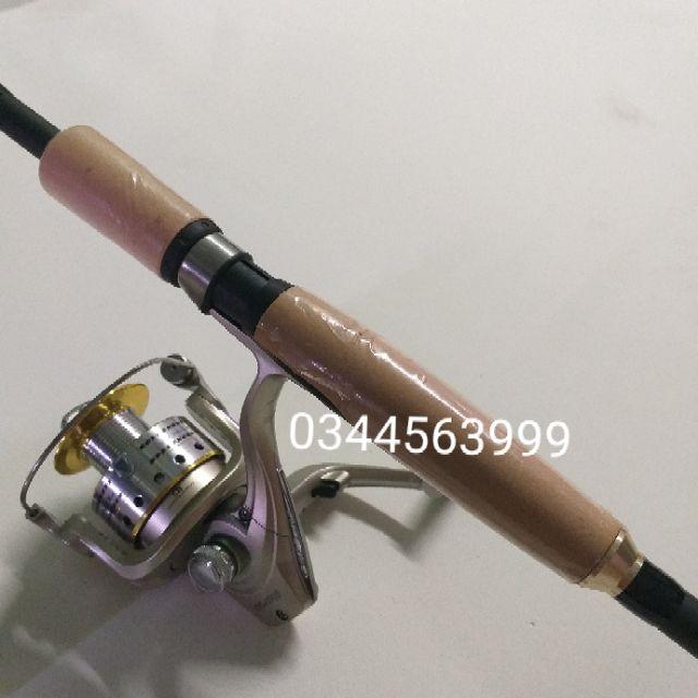 Bộ cần câu lure rút máy đứng kềm phụ kiện dài 1m8, 2m1, 2m4
