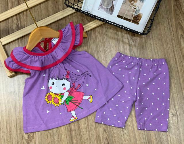 Bộ lửng cực dễ thương cho bé gái - Đồ bộ trẻ em