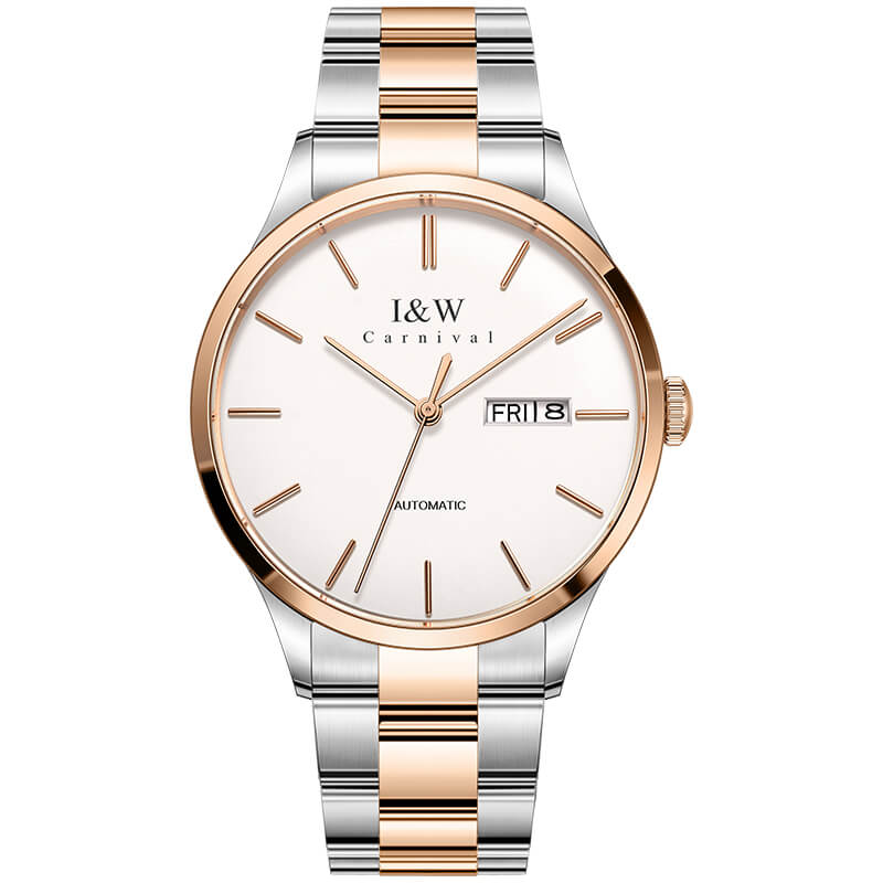 Đồng hồ nam chính hãng IW CARNIVAL IW530G-1 Kính sapphire ,chống xước ,Chống nước 30m ,Bh 24 tháng,Máy cơ(Automatic),dây thép không gỉ 316L