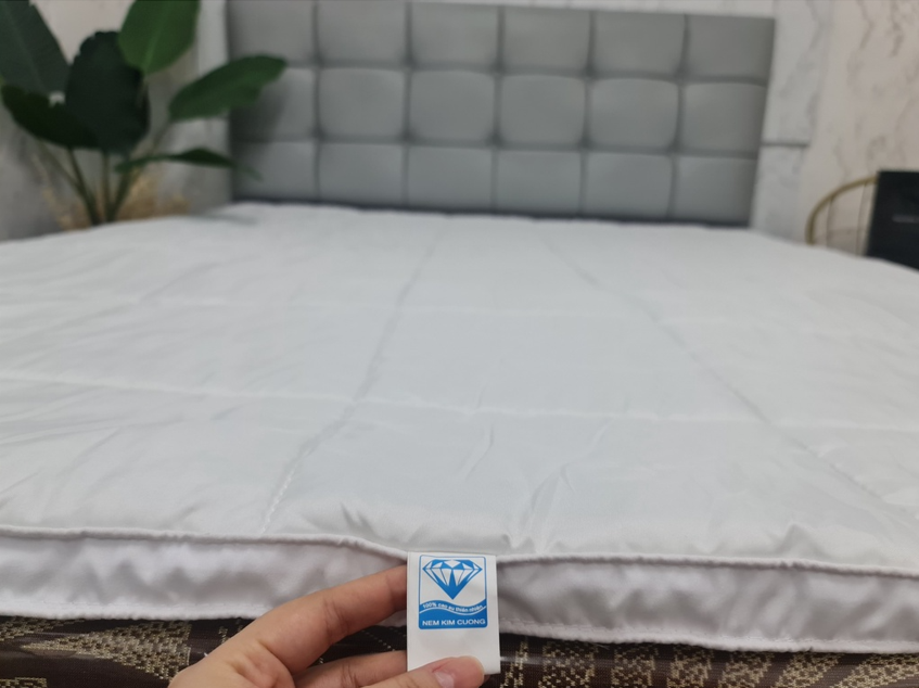 Bảo vệ nệm Kim cương chính hãng, 1m6,1m8x2m dày 3cm siêu xịn, hàng cao cấp cho mọi loại nệm