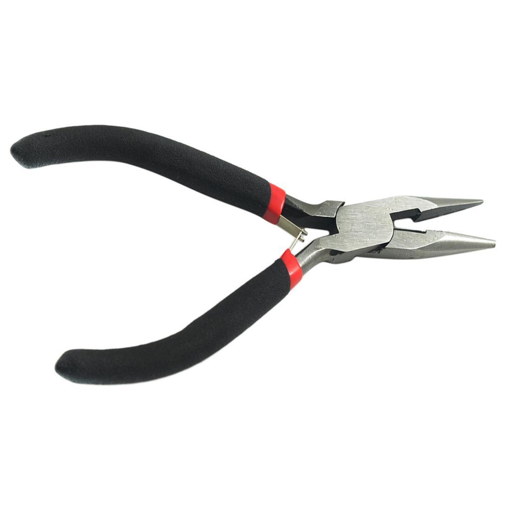 DIY 4.5'' Mini Needle Nose Jewelry Pliers DIY Jewelry Making Bead Fixing Pliers Handmade Jewelry Handmade Carbon Steel Tool